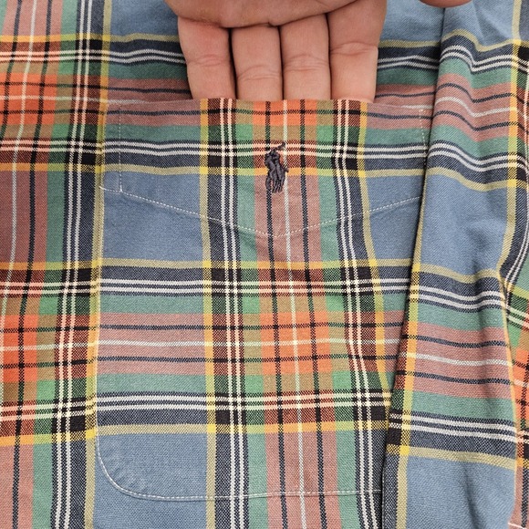 Polo Ralph Lauren Men's Plaid Long Sleeve Button Down Shirt Size 3XL Pony XXXL - Picture 5 of 9
